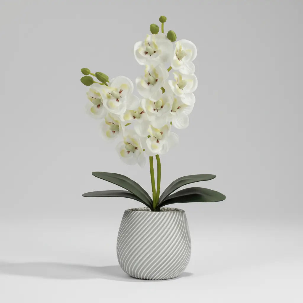 Vaso Flores Artificiais Vaso Arranjo Orquideas Decorativas