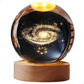 Luminária de Mesa para Quarto Bola de Cristal Universo