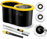 Mop giratorio 360 com Balde Inox de 8 Litros Black Tools