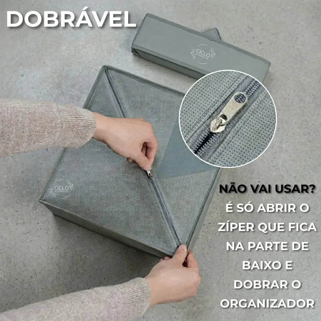 Kit 2 Organizador Colmeia De Roupas Gaveta Guarda Roupa 24 Divisórias Ciclo Alternativa