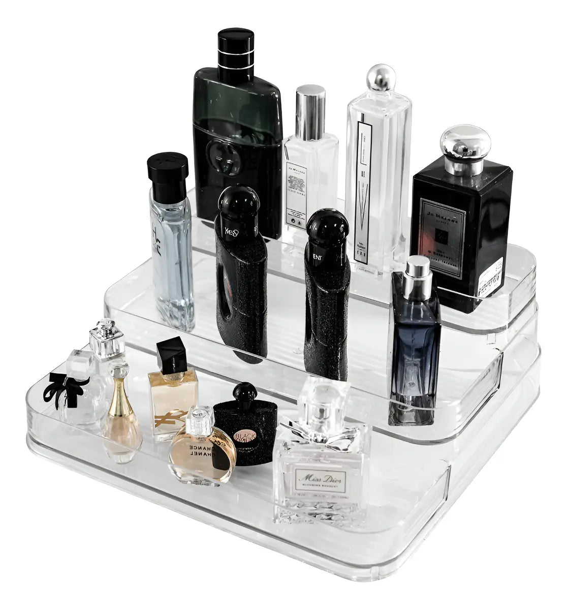 Expositor De Perfumes Cosméticos 3 Andares Porta Maquiagem