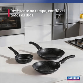 Jogo de Frigideira Francesas com 3 Peças