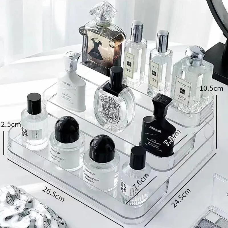 Expositor De Perfumes Cosméticos 3 Andares Porta Maquiagem