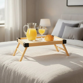 Bandeja Elorin Café Da Manhã Na Cama Mesa Em Madeira Mesinha